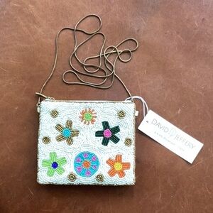 NWT David Jeffery Beaded Bag